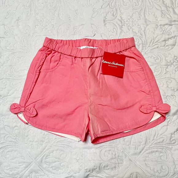 NWT Hanna Andersson Poplin Pocket Shorts Size 8 - Picture 2 of 6